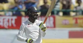 Feisty Jadeja and Saha give India 32-run lead