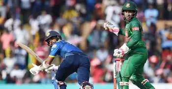 Taskin hat-trick, Sri Lanka 311 all out