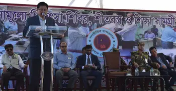 সেনাবাহিনীর উদ্যোগে শীতবস্ত্র বিতরণ