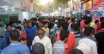 Visitors throng book fair with spirit of Amar Ekushey 
