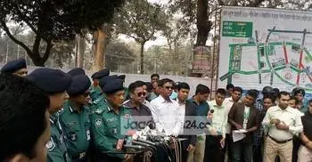 Amar Ekushey: Four-layer security in Shaheed Minar