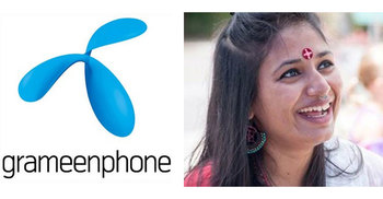 Wasfia becomes Brand Ambassador of Grameenphone