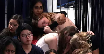 Clinton supporters weep openly 