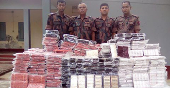 হিলি সীমান্তে বিপুল পরিমাণ ভারতীয় ওষুধ জব্দ