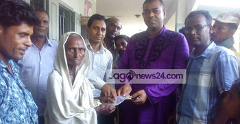 অবশেষে ত্রাণ পেলেন হবিগঞ্জের সেই বৃদ্ধা