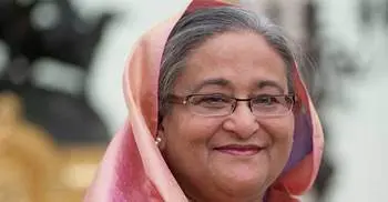 PM reaches flood affected Netrakona