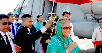 PM leaves for home