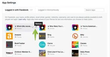 How to remove apps that can access your Facebook information