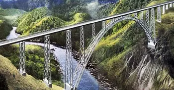 World’s tallest rail bridge soon over river in India  