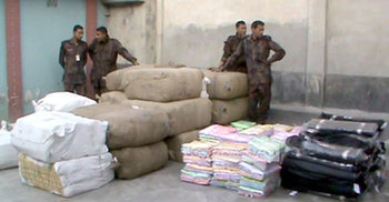 জয়পুরহাটে ৬০ লাখ টাকার ভারতীয় মালামাল আটক