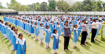 দুর্নীতি না করার শপথ দুই হাজার শিক্ষার্থীর