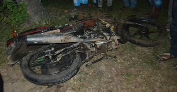 মাটিরাঙ্গায় বাসের চাপায় মোটরসাইকেলচালক নিহত