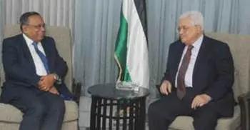 Mahmood for expanding bilateral ties with Palestine