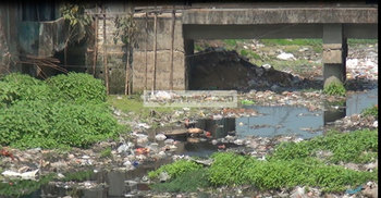 এক সময়কার খরস্রোতা চৌমুহনী খাল এখন নালা