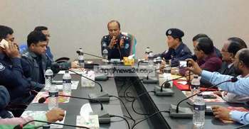 নোয়াখালীতে সাংবাদিকদের সঙ্গে পুলিশ সুপারের মতবিনিময়