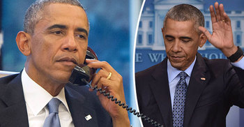 প্রেসিডেন্ট ওবামার শেষ ফোন