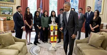 Barack Obama celebrates Diwali