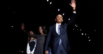 In final address, Obama prods Trump