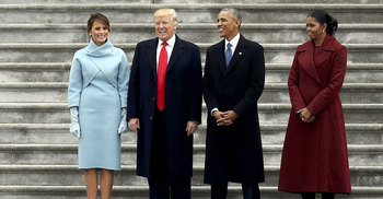 বিদায়ে সাবলীল ওবামা বিষণ্ন মিশেল