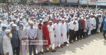 সাবেক এমপি মোজাহারের দাফন সম্পন্ন