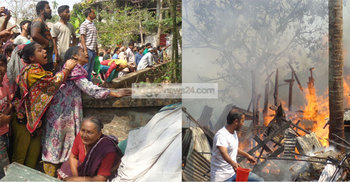 ভান্ডারিয়ায় ৪ বসত ঘর ভস্মীভূত