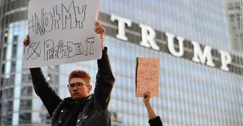 What do anti-Trump protesters want? 