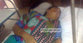 যৌতুক না পেয়ে গৃহবধূকে পিটিয়ে জখম 