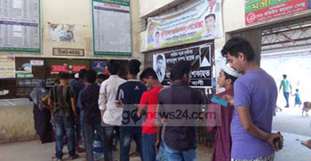 শায়েস্তাগঞ্জ জংশনে বাড়ছে যাত্রী, কমছে টিকিট
