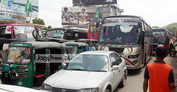 টাঙ্গাইলে পরিবহন ধর্মঘট প্রত্যাহার