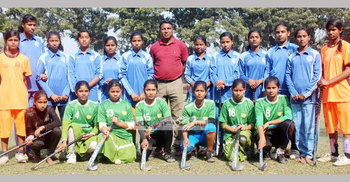 এগিয়ে চলেছে ঠাকুরগাঁওয়ের নারী হকি দল