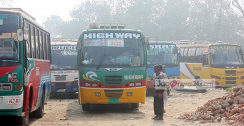 ঠাকুরগাঁওয়ে পরিবহন ধর্মঘট