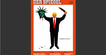 Trump beheading Statue of Liberty cover sparks criticism