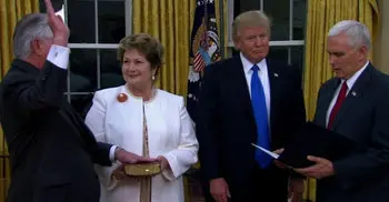 Rex Tillerson sworn in as US secretary of state