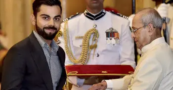 Virat Kohli gets Padma Shri Award