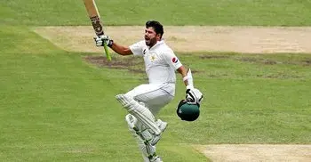 Azhar hits epic 205 as Pakistan declare at 443-9  