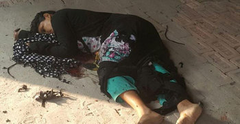 বিস্ফোরণে নাড়িভুঁড়ি বেরিয়ে যায় আত্মঘাতী নারীর