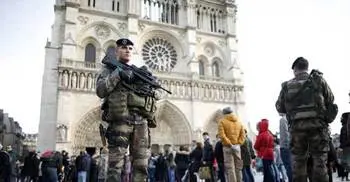 Attacker shot outside Notre-Dame cathedral in Paris