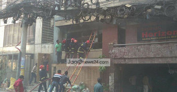 বনানীর আগুন বৈদ্যুতিক গোলযোগে : ফায়ার সার্ভিস