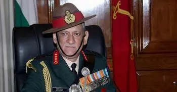 Indian Army Chief threats Pakistan with surgical strike 