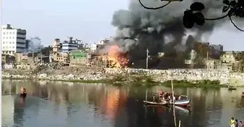 Fire broke out capital’s Islambagh