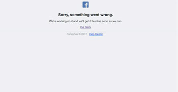 পৃথিবীর বিভিন্ন দেশে ফেসবুক অচল