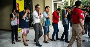 Indonesian police arrest 141 men over ‘gay sex party’