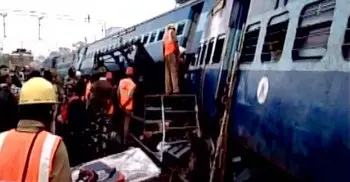 32 killed as train derail in India