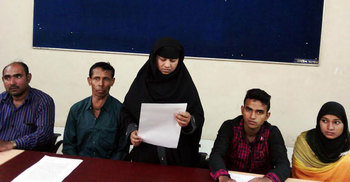 যশোরে মেয়ে হত্যার বিচার চাইলেন মা