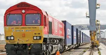 First `Silk Road` train from Britain leaves for China