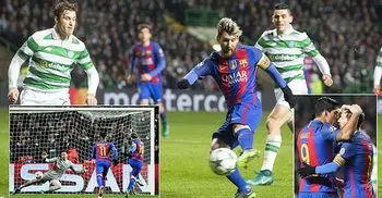 Barcelona send Celtic crashing out of Europe
