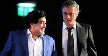Mourinho gets a call from Maradona after Arsenal draw 