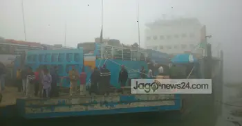 শিমুলিয়া-কাওড়াকান্দি রুটে ফেরি চলাচল বন্ধ