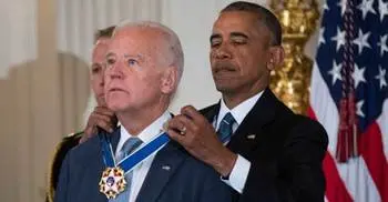 Biden awarded presidential Medal of Freedom