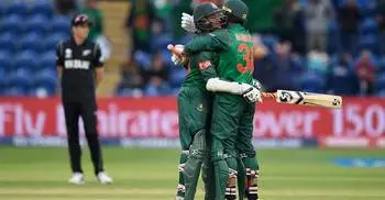 Mahmudullah and Shakib knock out NZ